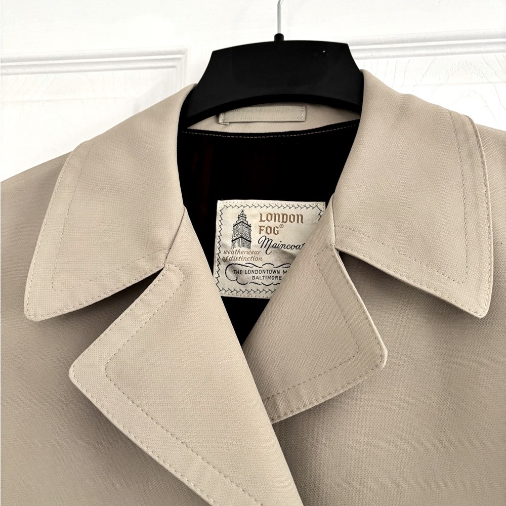 London Fog Beige Trench Coat